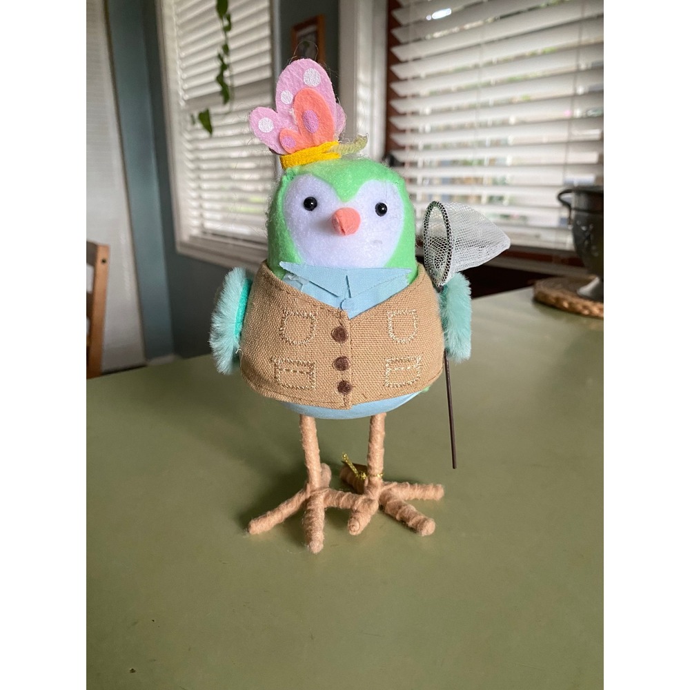 Target Spritz Featherly Friends 2022 Spring Bird Zipp Butterfly Net Vest Decor